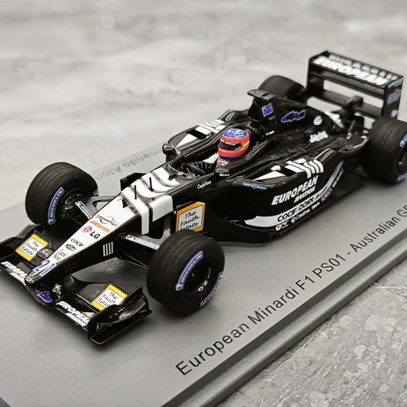 1:43 Minardi 2001 PS01 #21 australiano GP Fernando Alonso F1 modelo de resina por Spark - ver 4