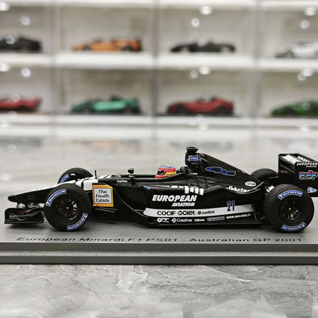 1:43 Minardi 2001 PS01 #21 australiano GP Fernando Alonso F1 modelo de resina da Spark - ver 5