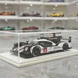 1:43 Porsche 2016 919 Hybrid #2 Winner 24h Le Mans model car by Spark - view 12