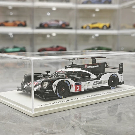 1:43 Porsche 2016 919 Hybrid #2 Winner 24h Le Mans model car by Spark - view 12