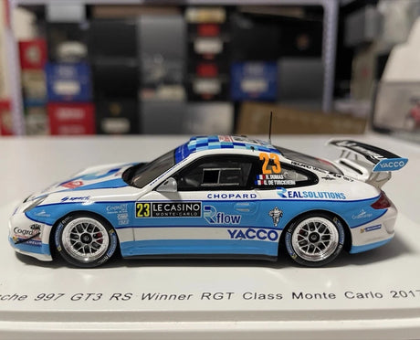 [Spark] 1:43 Porsche 2017 911 997 GT3 RS Winner RGT Class Monte Carlo modellbil harts