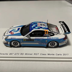 [Spark] 1:43 Porsche 2017 911 997 GT3 RS Winner RGT Class Monte Carlo Model Car Resin