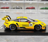 [Spark] 1:43 Porsche 2024 911(992) GT3 #34 - Porsche Carrera Cup Model Car Resin / Closed Body