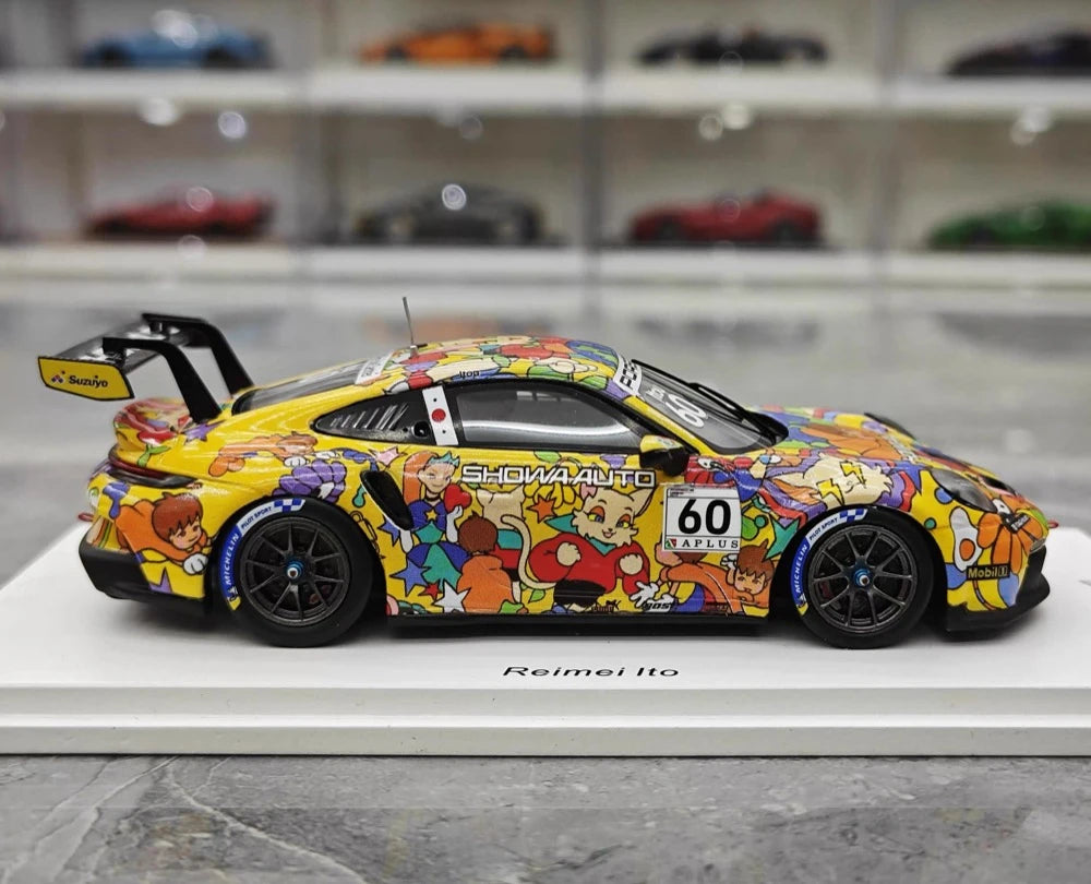 [Spark] 1:43 Porsche 2024 911 992 GT3 #60 - Porsche Carrera Cup voiture miniature Resin / Closed Body