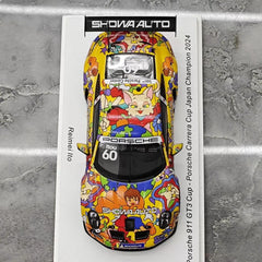 [Spark] 1:43 Porsche 2024 911 992 GT3 #60 - Porsche Carrera Cup voiture miniature Resin / Closed Body