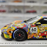 [Spark] 1:43 Porsche 2024 911 992 GT3 #60 - Porsche Carrera Cup Model Car Resin / Closed Body
