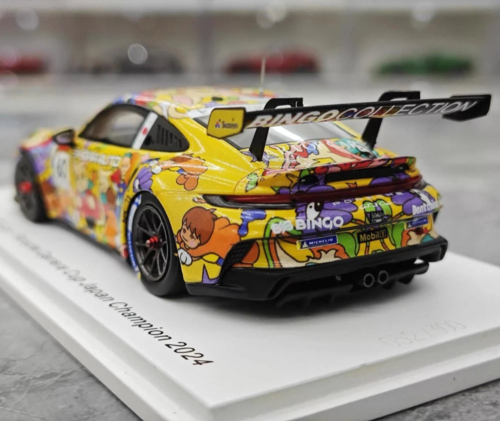 [Spark] 1:43 Porsche 2024 911 992 GT3 #60 - Porsche Carrera Cup voiture miniature Resin / Closed Body