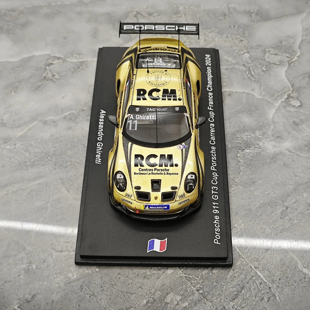 1:43 Porsche 2024 911 GT3 Cup #11 Porsche Carrera Cup Le Mans model car by Spark - view 2