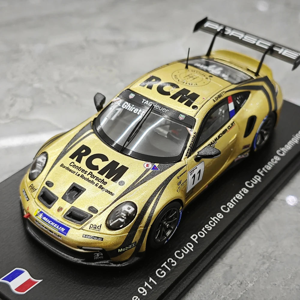 1:43 Porsche 2024 911 GT3 Cup #11 Porsche Carrera Cup Le Mans model car by Spark - view 4