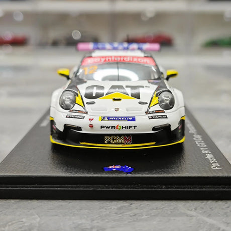 1:43 Porsche 2024 911 GT3 Cup #12 Porsche Carrera Cup Le Mans model car by Spark - view 1