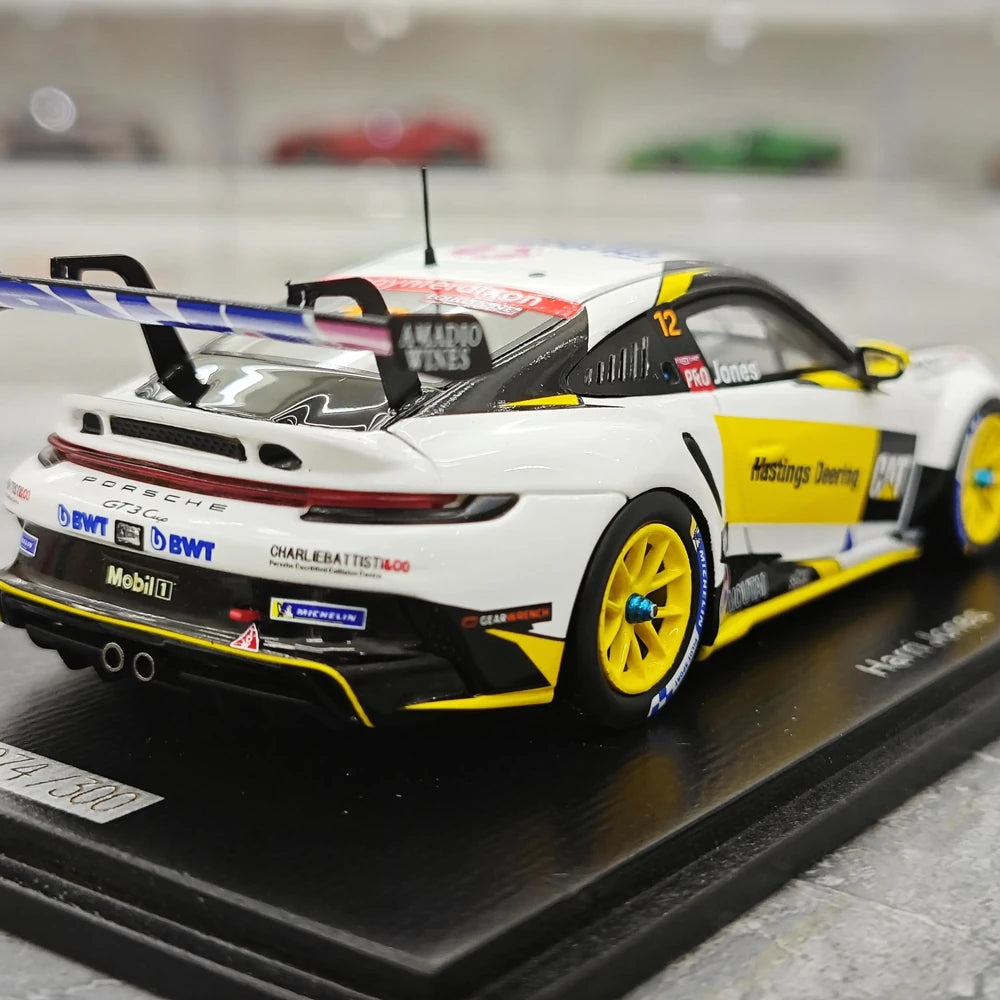 1:43 Porsche 2024 911 GT3 Cup #12 Porsche Carrera Cup Le Mans model car by Spark - view 8