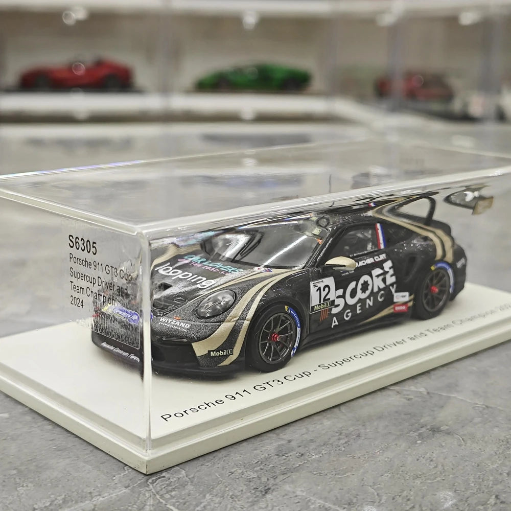 1:43 Porsche 2024 911 GT3 Cup Larry ten Voorde #12 Porsche Supercup Champion model car by Spark - view 12