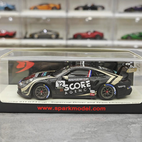 1:43 Porsche 2024 911 GT3 Cup Larry ten Voorde #12 Porsche Supercup Champion model car by Spark - view 14