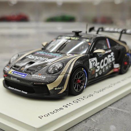 1:43 Porsche 2024 911 GT3 Cup Larry ten Voorde #12 Porsche Supercup Champion model car by Spark - view 3