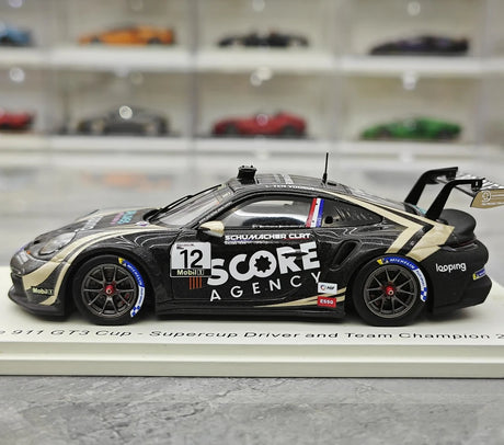 1:43 Porsche 2024 911 GT3 Cup Larry ten Voorde #12 Porsche Supercup Champion model car by Spark - view 5