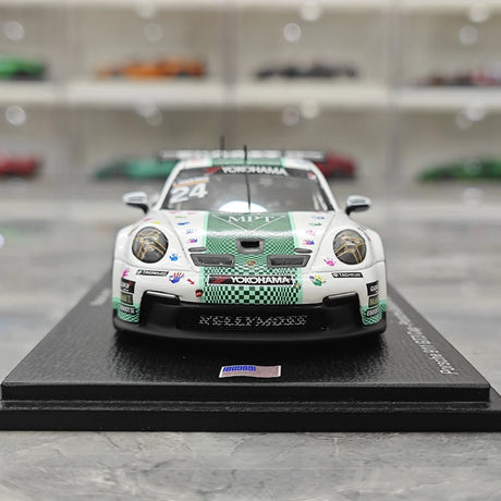 1:43 Porsche 2024 911 GT3 Cup #24 Porsche Carrera Cup Le Mans model car by Spark - view 1