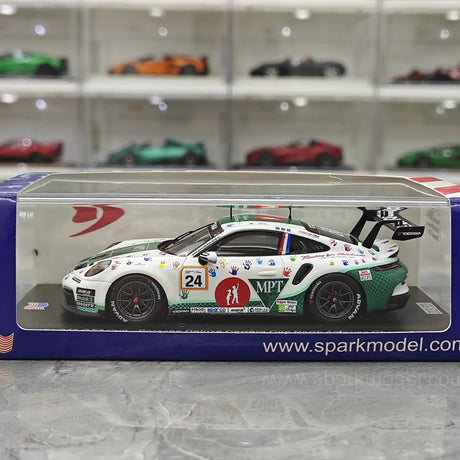 1:43 Porsche 2024 911 GT3 Cup #24 Porsche Carrera Cup Le Mans model car by Spark - view 13