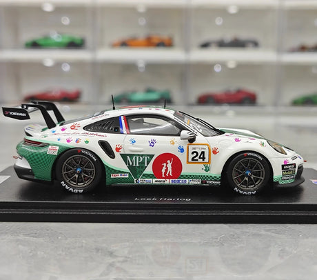 1:43 Porsche 2024 911 GT3 Cup #24 Porsche Carrera Cup Le Mans model car by Spark - view 9
