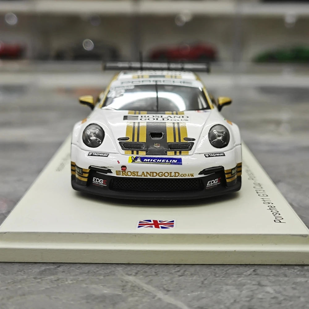 1:43 Porsche 2024 911 GT3 Cup #42 Porsche Carrera Cup Le Mans model car by Spark - view 1