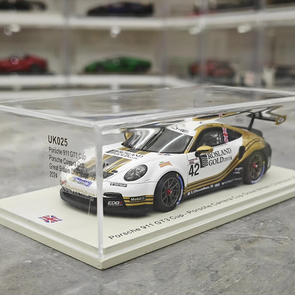 1:43 Porsche 2024 911 GT3 Cup #42 Porsche Carrera Cup Le Mans model car by Spark - view 12