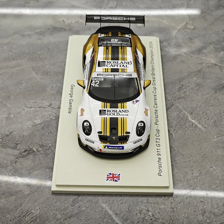 1:43 Porsche 2024 911 GT3 Cup #42 Porsche Carrera Cup Le Mans model car by Spark - view 2