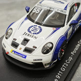 1:43 Porsche 2024 911 GT3 Cup #55 Porsche Carrera Cup Le Mans model car by Spark - view 11