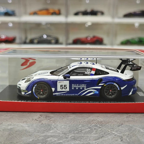 1:43 Porsche 2024 911 GT3 Cup #55 Porsche Carrera Cup Le Mans model car by Spark - view 14