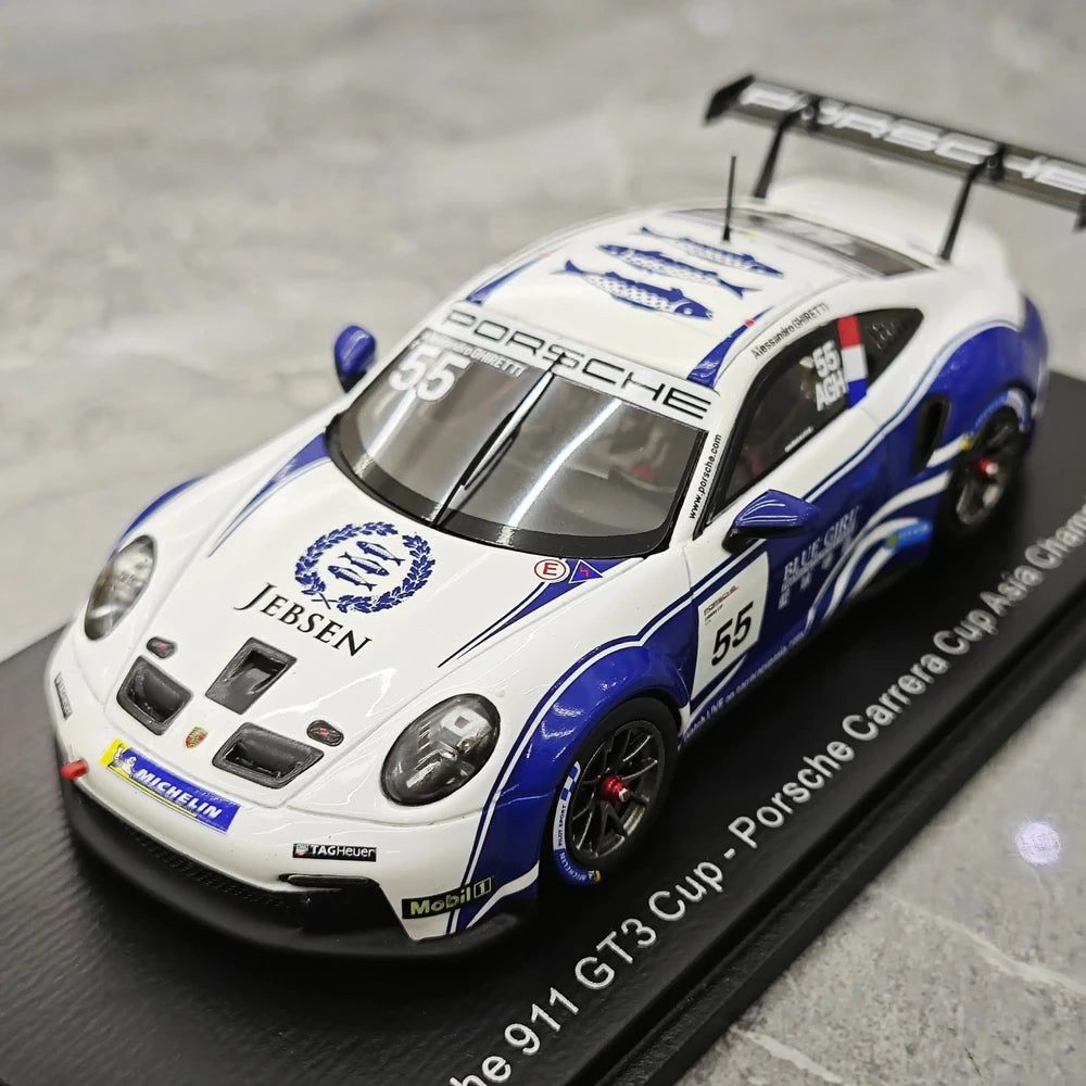 1:43 Porsche 2024 911 GT3 Cup #55 Porsche Carrera Cup Le Mans model car by Spark - view 4