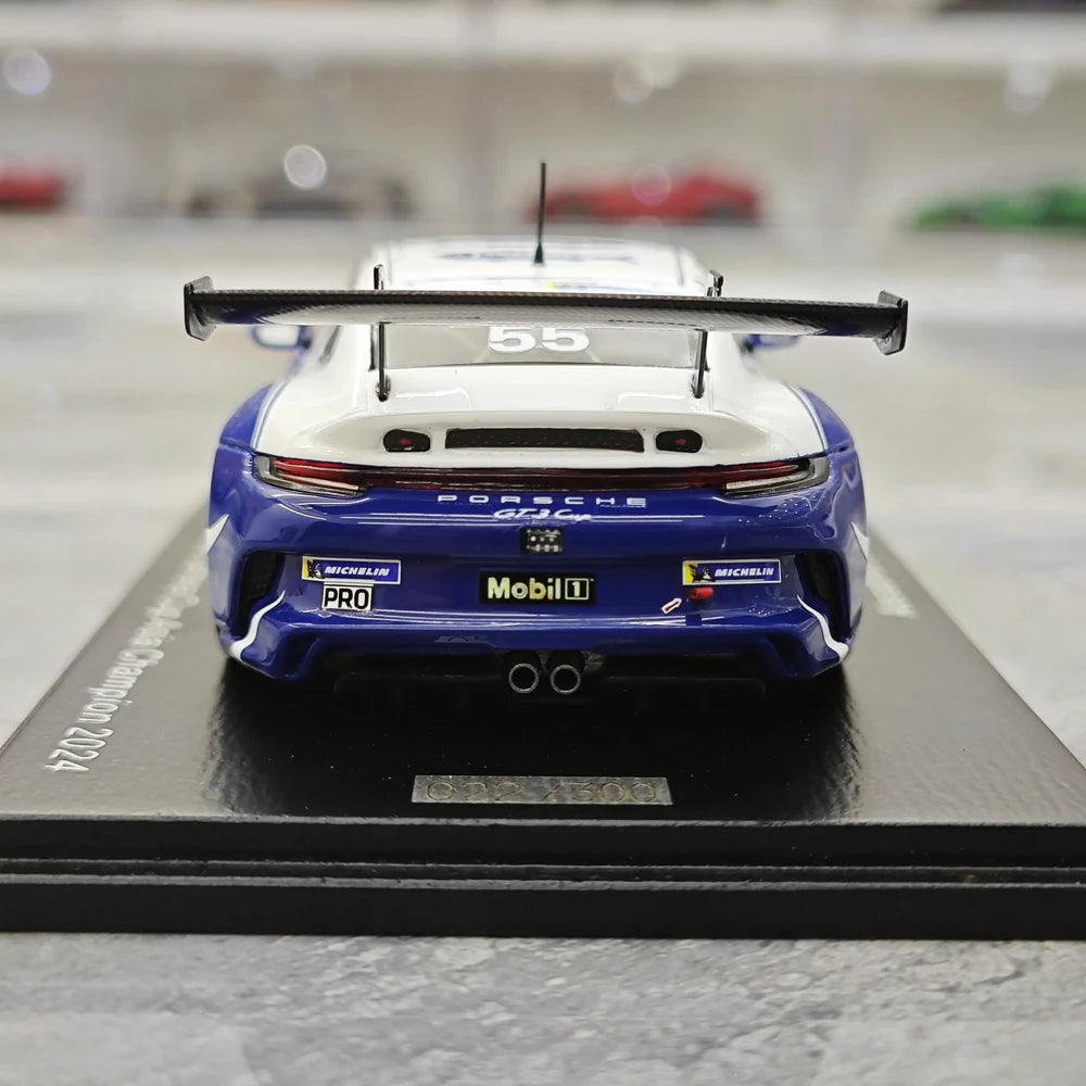 1:43 Porsche 2024 911 GT3 Cup #55 Porsche Carrera Cup Le Mans model car by Spark - view 7