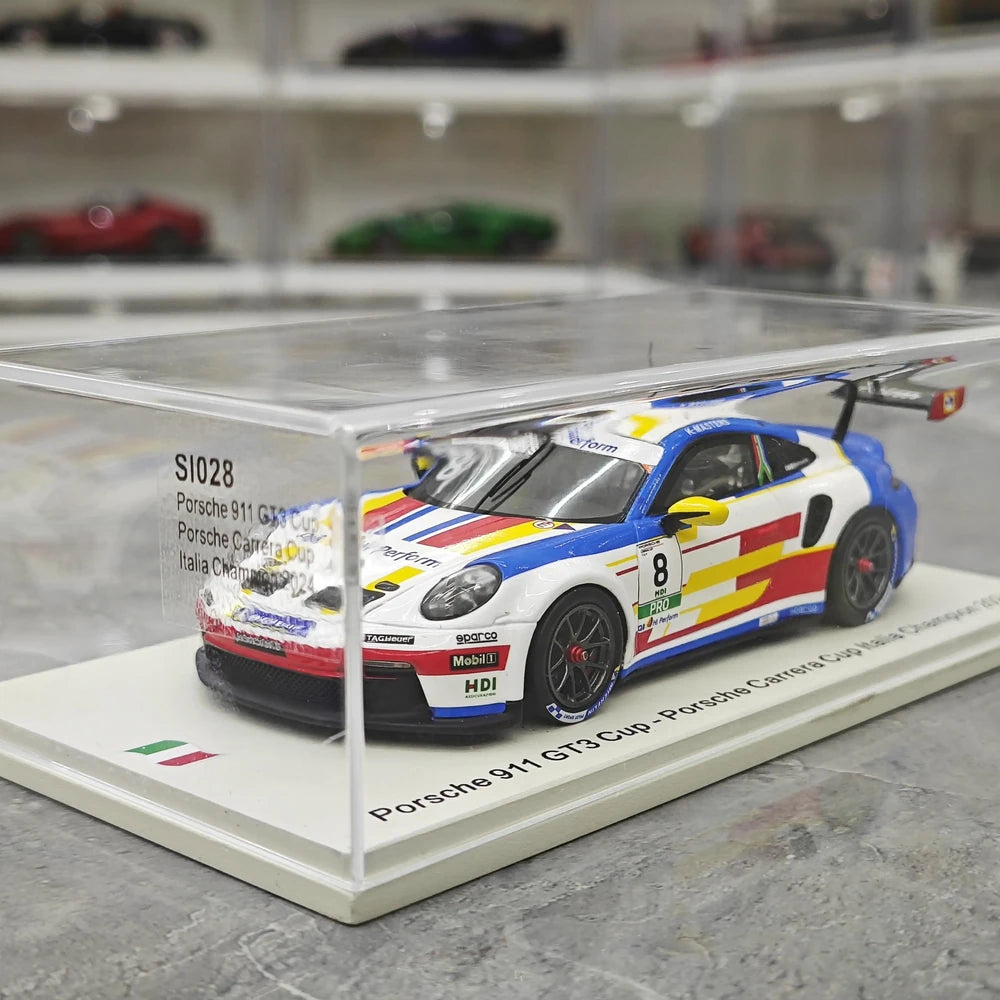 1:43 Porsche 2024 911 GT3 Cup #8 Porsche Carrera Cup Le Mans model car by Spark - view 12