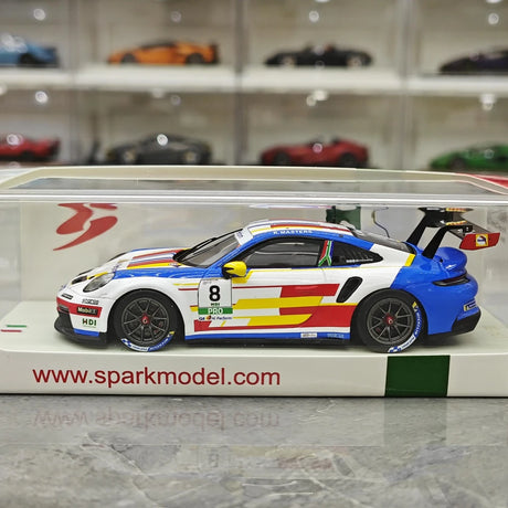 1:43 Porsche 2024 911 GT3 Cup #8 Porsche Carrera Cup Le Mans model car by Spark - view 14