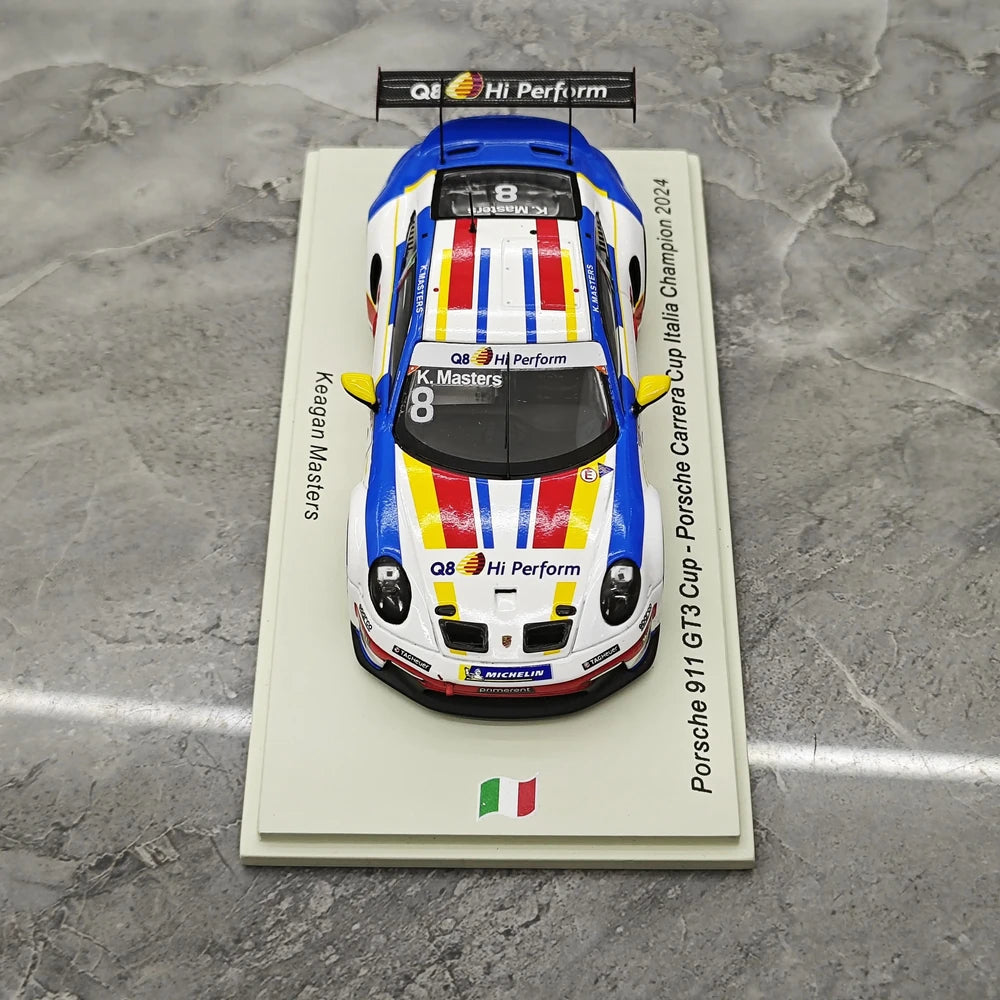1:43 Porsche 2024 911 GT3 Cup #8 Porsche Carrera Cup Le Mans model car by Spark - view 2