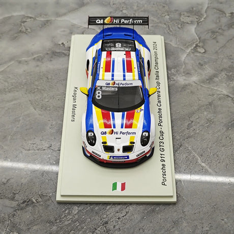 1:43 Porsche 2024 911 GT3 Cup #8 Porsche Carrera Cup Le Mans model car by Spark - view 2