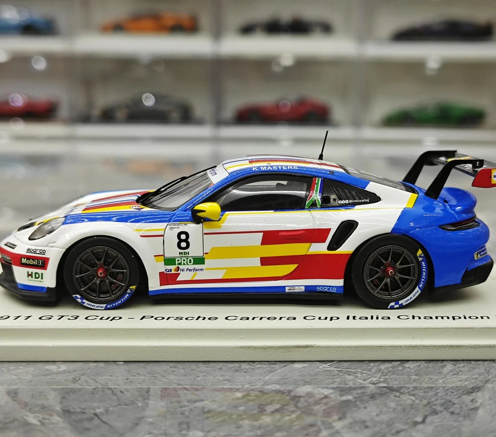 1:43 Porsche 2024 911 GT3 Cup #8 Porsche Carrera Cup Le Mans model car by Spark - view 5