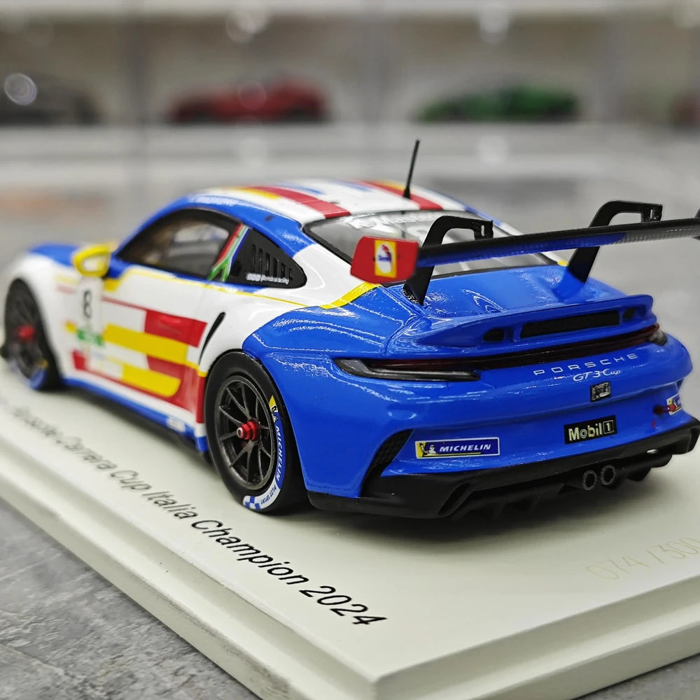 1:43 Porsche 2024 911 GT3 Cup #8 Porsche Carrera Cup Le Mans model car by Spark - view 6