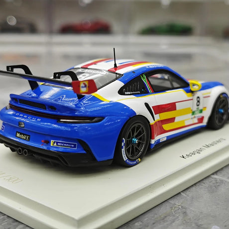 1:43 Porsche 2024 911 GT3 Cup #8 Porsche Carrera Cup Le Mans model car by Spark - view 8