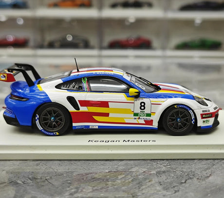 1:43 Porsche 2024 911 GT3 Cup #8 Porsche Carrera Cup Le Mans model car by Spark - view 9