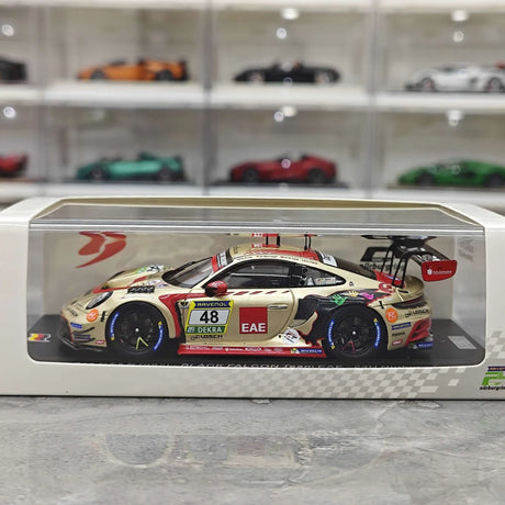 Porsche 2025 911 992 GT3 R Black Falcon Team EAE #48 1:43 24h Nürburgringin hartsikeräilymalli Spark - katso 14