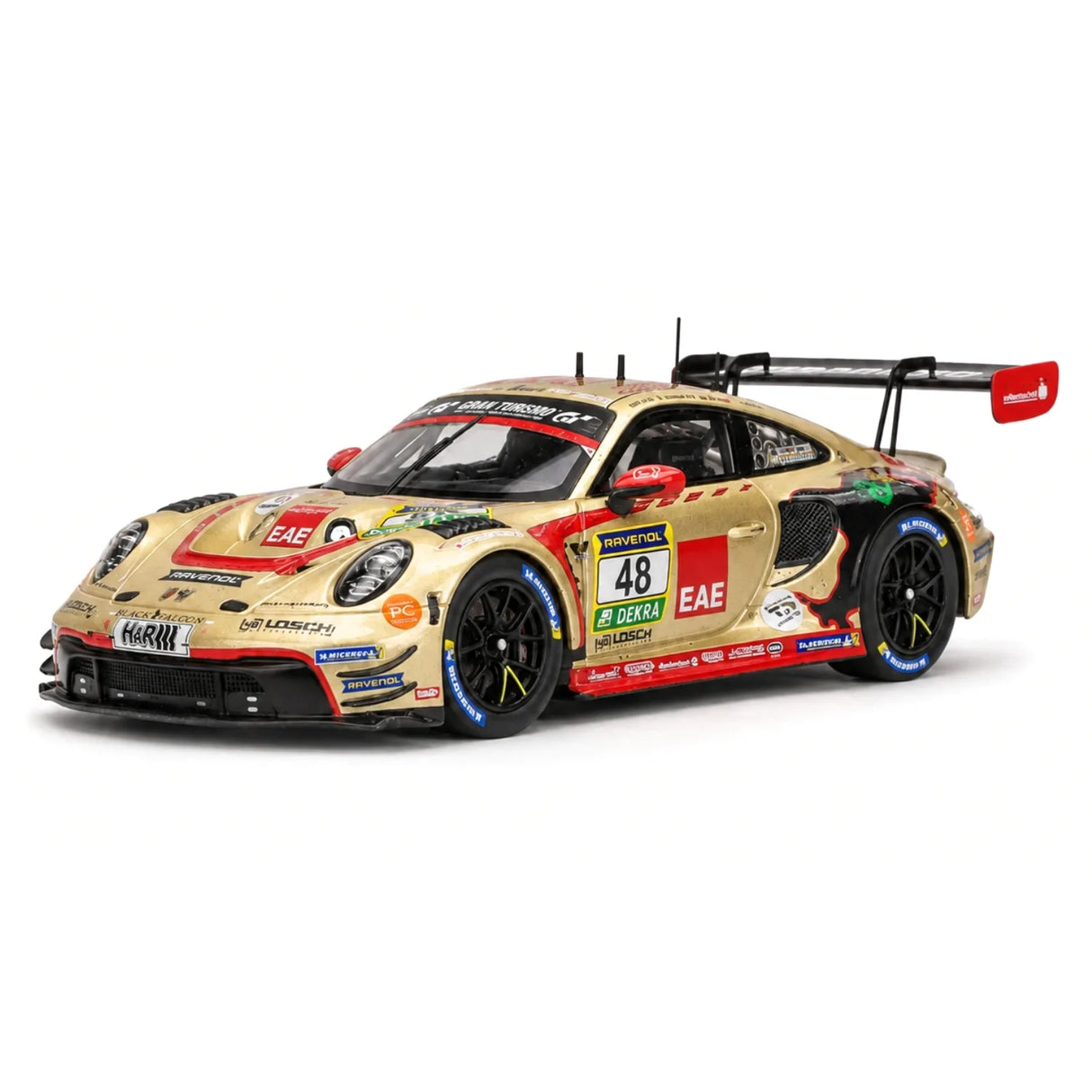 Porsche 2025 911 992 GT3 R Black Falcon Team EAE #48 1:43 24h Nurburgring resin verzamelobject van Spark - bekijk 15