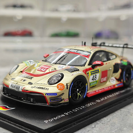 Porsche 2025 911 992 GT3 R Black Falcon Team EAE #48 1:43 24h Nürburgringin hartsikeräilymalli Spark - näytä 3