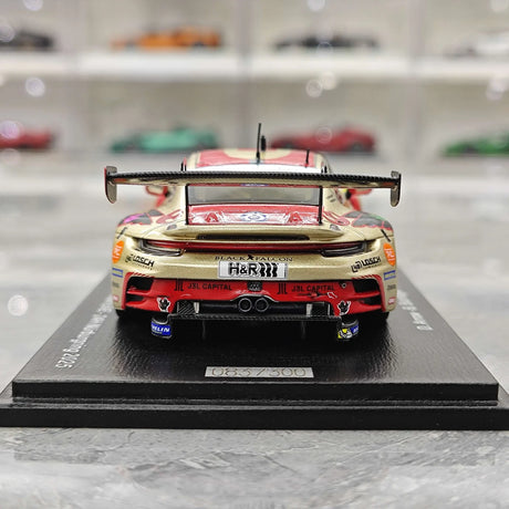 Porsche 2025 911 992 GT3 R Black Falcon Team EAE #48 1:43 24h Nürburgringin hartsikeräilymalli Spark - näytä 7