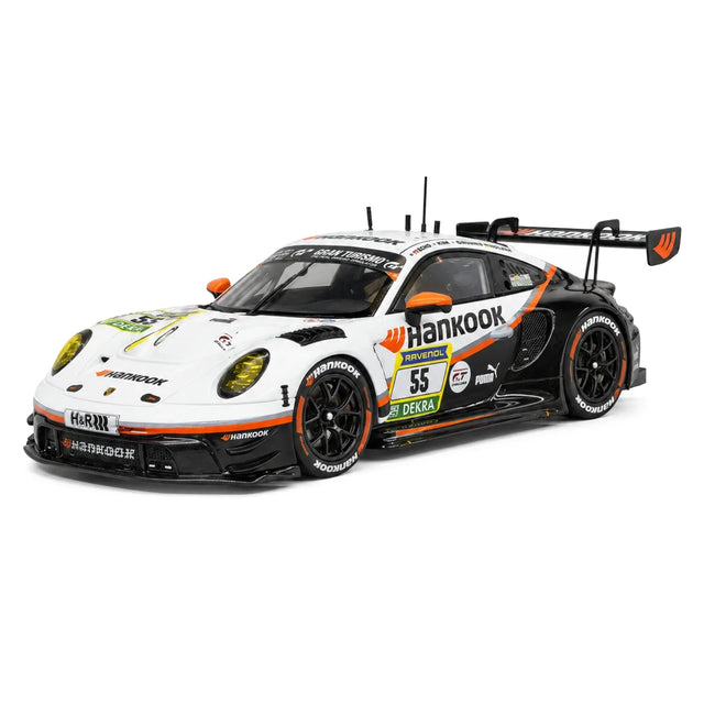 Porsche 2025 911 992 GT3 R 한국 대회 9위 #55 1:43 24시간 뉘르부르크링 수지 수집 모델 Spark - 보기 15