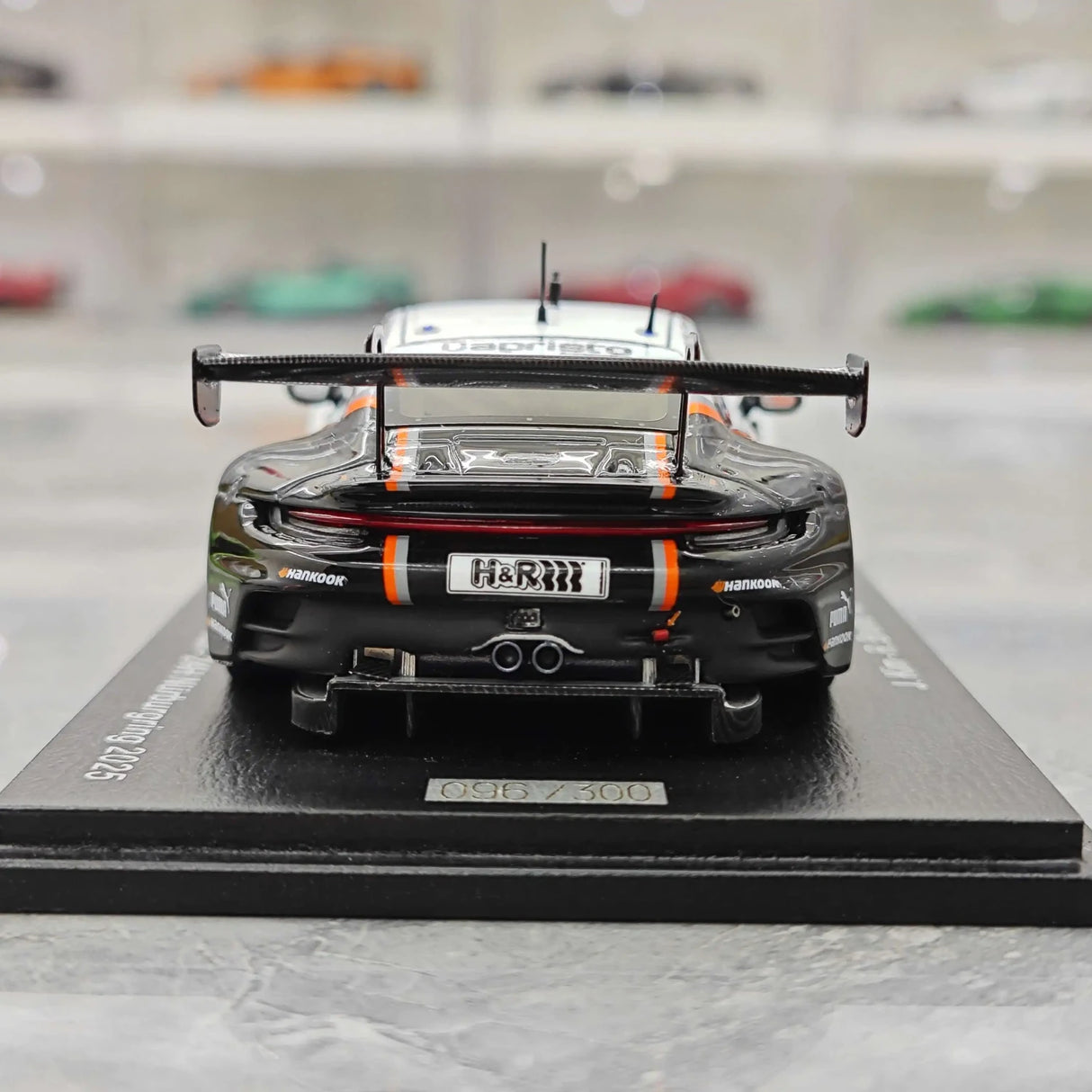 Porsche 2025 911 992 GT3 R 한국 대회 9위 #55 1:43 24시간 뉘르부르크링 수지 수집 모델 Spark - 뷰 7