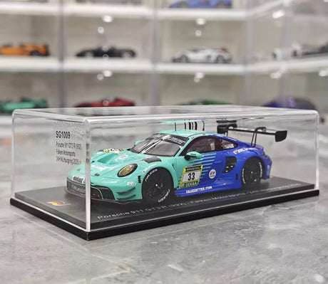 [Spark] 1:43 Porsche 2025 911 GT3 Cup #33 24H Nurburgring Model Car Resin / Closed Body