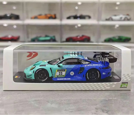 [Spark] 1:43 Porsche 2025 911 GT3 Cup #33 24H Nurburgring Model Car Resin / Closed Body