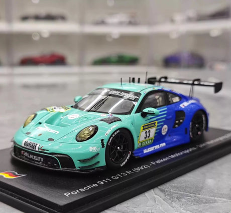 [Spark] 1:43 Porsche 2025 911 GT3 Cup #33 24H Nurburgring Model Car Resin / Closed Body