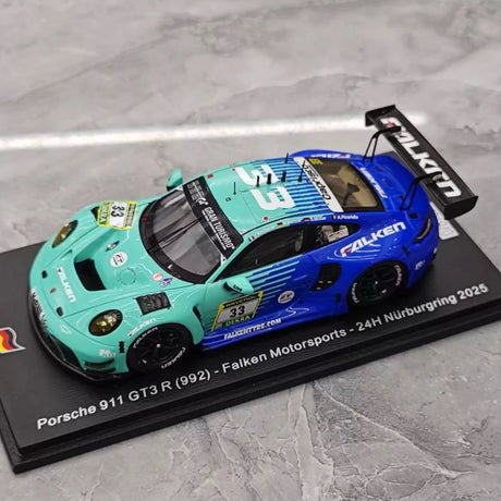 [Spark] 1:43 Porsche 2025 911 GT3 Cup #33 24H Nurburgring Model Car Resin / Closed Body