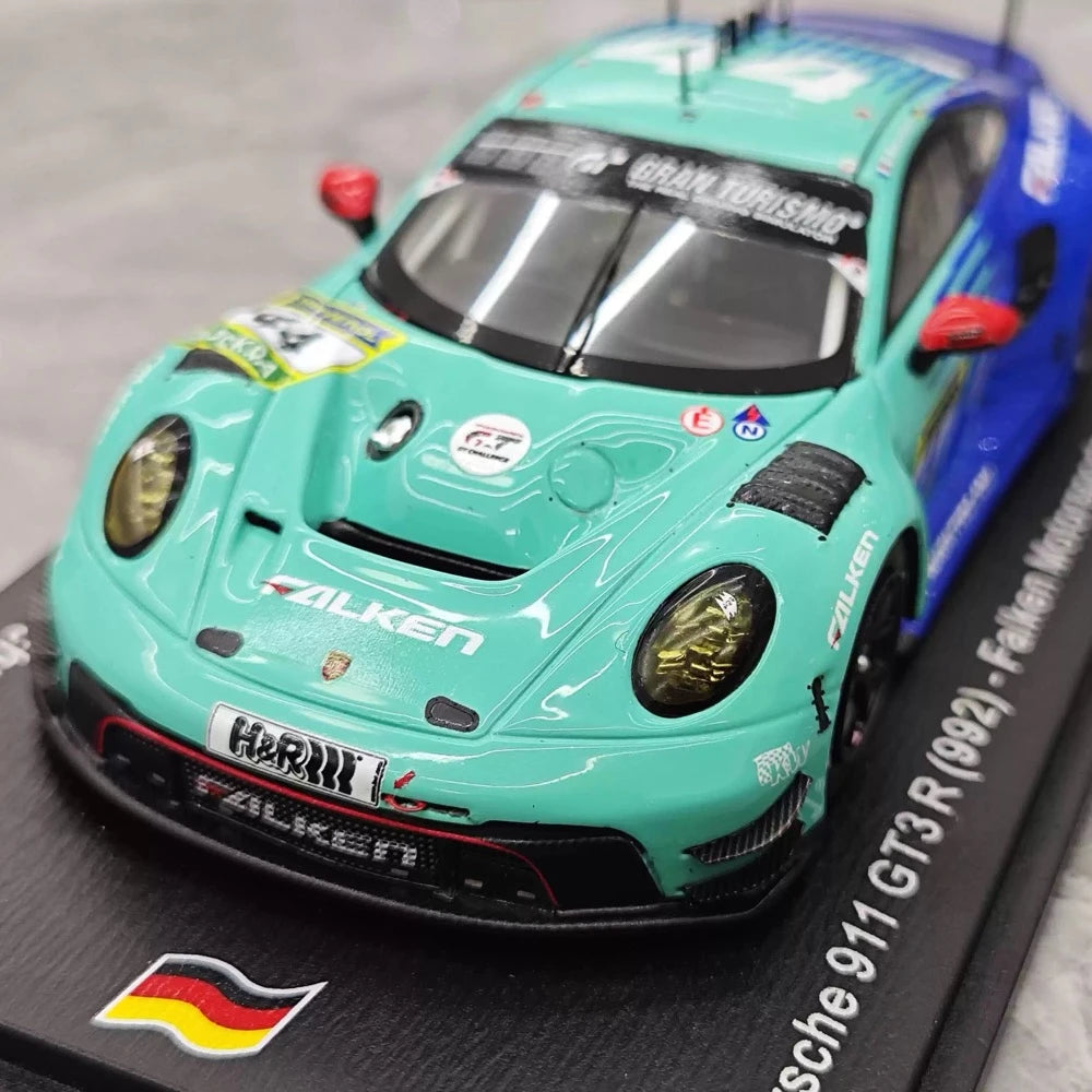 [Spark] 1:43 Porsche 2025 911 GT3 Cup #44 24H Nurburgring Model Car Resin / Closed Body