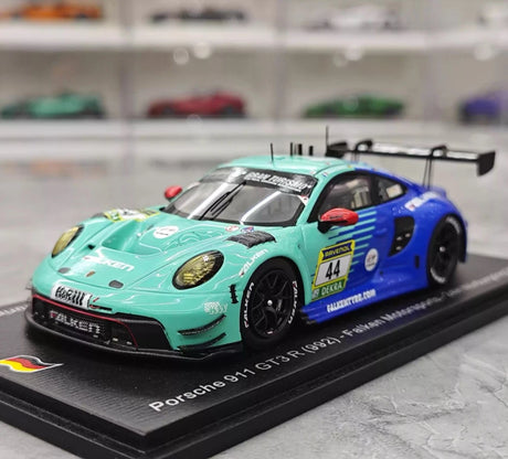 [Spark] 1:43 Porsche 2025 911 GT3 Cup #44 24H Nurburgring Model Car Resin / Closed Body