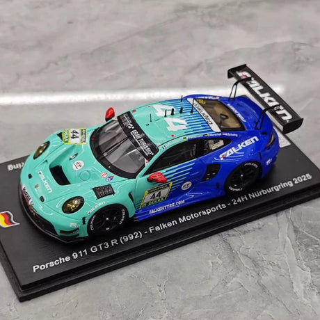 [Spark] 1:43 Porsche 2025 911 GT3 Cup #44 24H Nurburgring Model Car Resin / Closed Body